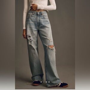 Denimist Teri Distressed Light Blue Women's Jeans